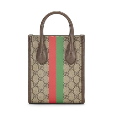 Gucci Brown GG Supreme Tote Mini Bag for Fashion Lovers