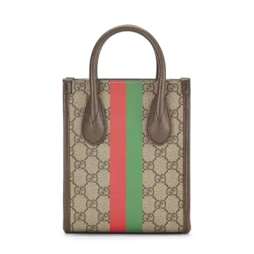 Gucci Brown GG Supreme Tote Mini Bag for Fashion Lovers
