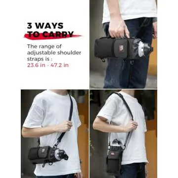 KEMIMOTO Water Bottle Holder with Adjustable Strap