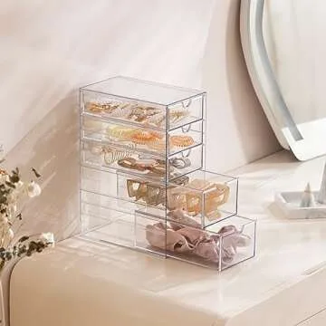 Stylish HBlife Acrylic Hair Accessories Organizer