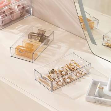 Stylish HBlife Acrylic Hair Accessories Organizer