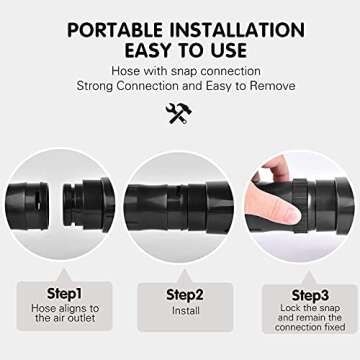 Adjustable High Velocity Dog Hair Dryer with Heater