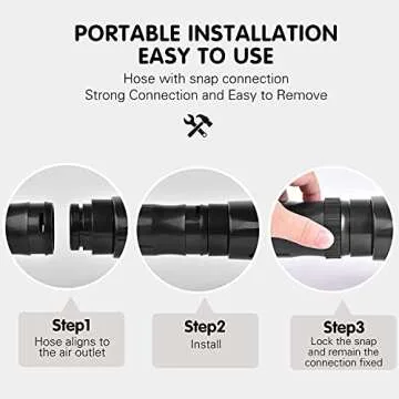 Adjustable High Velocity Dog Hair Dryer with Heater