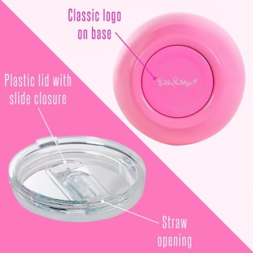 Lilly Pulitzer Pink Insulated Tumbler for Stylish Drinks