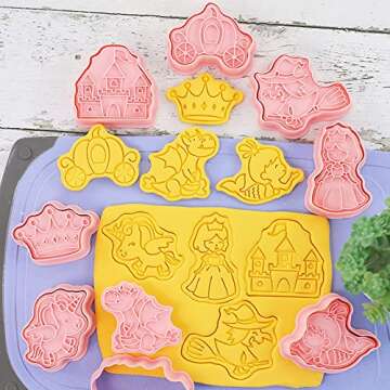 Unicorn Cookie Cutter Set - 8 Cute Designs for Fun Baking