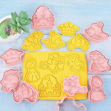 Unicorn Cookie Cutter Set - 8 Cute Designs for Fun Baking