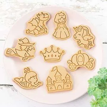Unicorn Cookie Cutter Set - 8 Cute Designs for Fun Baking
