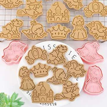 Unicorn Cookie Cutter Set - 8 Cute Designs for Fun Baking