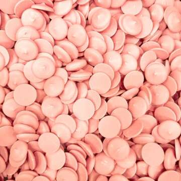 Kidu Pantry Melting Chocolate Wafers Bulk In Resealable Bag (Pink, 2 Pound)