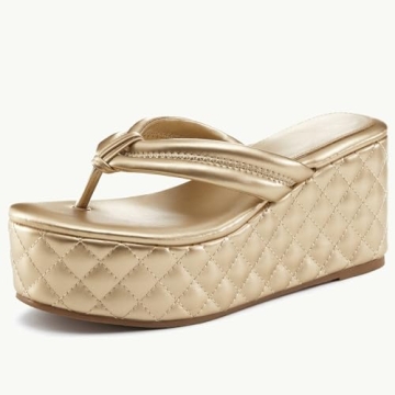 Stylish Women's Platform Wedge Slides Sandals for Summer