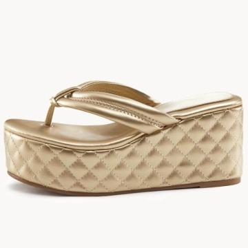 Stylish Women's Platform Wedge Slides Sandals for Summer