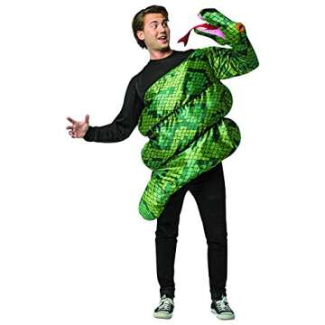 Rasta Imposta Adult Anaconda Snake Costume – Fun Jungle Themed Outfit