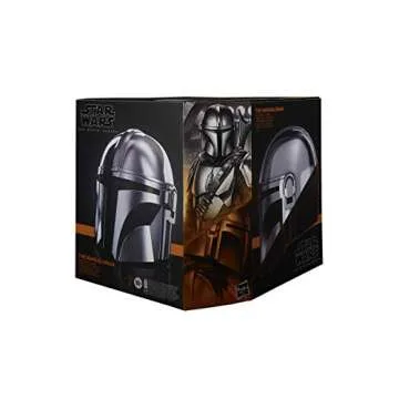 STAR WARS The Black Series The Mandalorian Premium Electronic Helmet Roleplay Collectible, Toys for ...