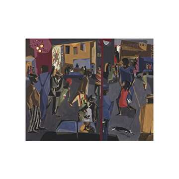 McGaw Graphics Fulton and Nostrand, 1958 by Jacob Lawrence Painting Print