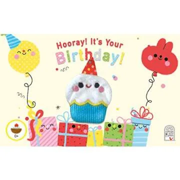 Hooray It's Your Birthday! Finger Puppet Board Book for Celebrations & Parties Ages 1-4 (Finger Puppet Board Books)