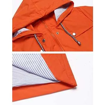 Stylish Waterproof Raincoat for Women - LOMON Travel Jacket