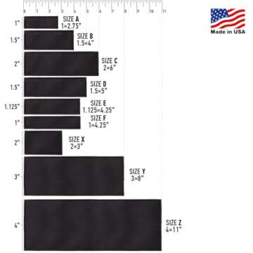 Dogline Custom Reflective Patch for Vest Harness Or Collar Customizable Text Personalized Patches wi...