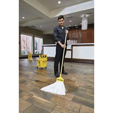 Rubbermaid Commercial Disposable Mop for Efficient Cleaning