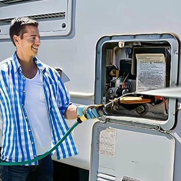 RV Water Heater Rinser - Powerful and Durable Flush Wand