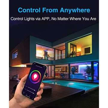 Smart LED WiFi Controller, Updated Wireless 24 Keys RF Remote Control for GRB BGR RGB LED Strip Lights, Compatible with Alexa Google Assistant IFTTT with Free Magic Home App (2 Pack)