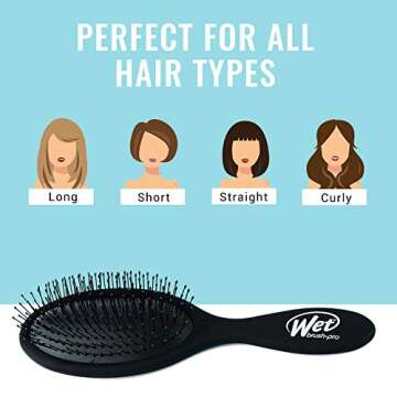 Wet Brush Pro Detangle Hair Brush, Blackout