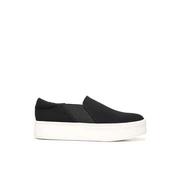 Vince Womens Warren Platform Slip On Stylish Sneakers