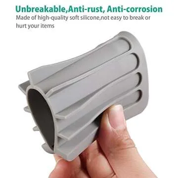 3PCS Self Draining Soap Holder, Premium Silicone Soap Dish, Soap Saver for Shower, Bathroom, Kitchen, Bath Tub, Sponges,Keep Soap Bars Dry Clean,Easy Clean,Extend Soap Life (White)