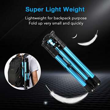 MACTREM Professional DSLR Camera Tripod (62inch)