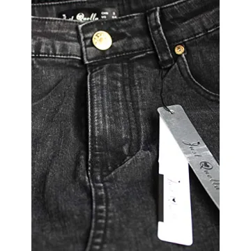 Just Quella Women's High Waisted Jean Skirt Slim Fit