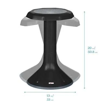 ECR4Kids ACE Wobble Stool for Active Learning and Posture