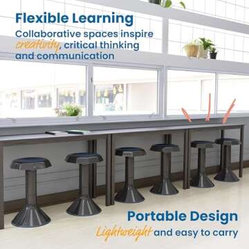 ECR4Kids ACE Wobble Stool for Active Learning and Posture