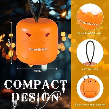EverBrite Halloween Pumpkin Lanterns Light-Up Party Favors
