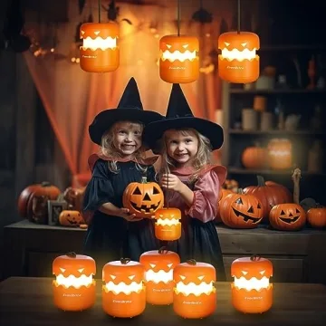 EverBrite Halloween Pumpkin Lanterns Light-Up Party Favors