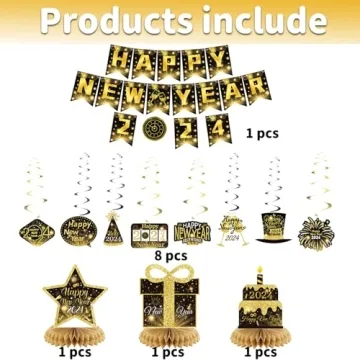 Stylish New Year Decorations 2024 for Every Celebration