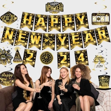 Stylish New Year Decorations 2024 for Every Celebration