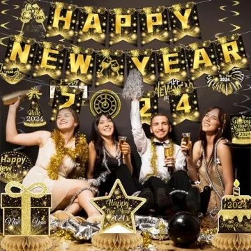 Stylish New Year Decorations 2024 for Every Celebration