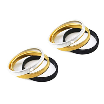 Onwon 6-Piece Anti-Slip Shirt Sleeve Holders - Stylish Steel Armbands