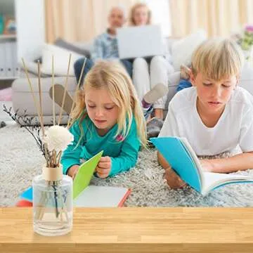 VFULIE Reed Diffuser Sticks 10 Inch - 100PCS Rattan Aroma