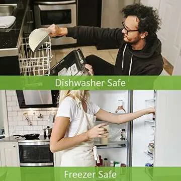 Teivio 32-Piece Kitchen Plastic Wheat Straw Dinnerware Set, Service for 8, Dinner Plates, Dessert Plate, Cereal Bowls, Cups, Unbreakable Colorful Plastic Outdoor Camping Dishes, Gray Stone