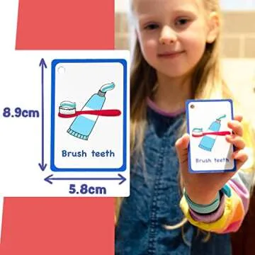 My Bedtime Routine Cards 12 Flash Cards for Visual aid Special Ed, Speech Delay Non Verbal Children and Adults with Autism or Special Needs