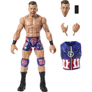 WWE Austin Theory Elite Action Figure with Iconic Accessories