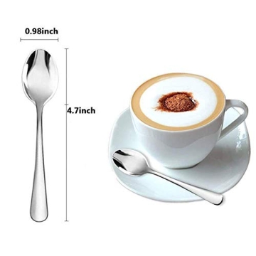 Elegant Stainless Steel Espresso Spoons Perfect for Gifting