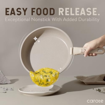 CAROTE Nonstick Cookware Set with Removable Handles 11pcs