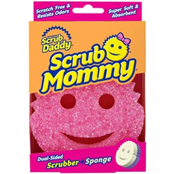 Scrub Daddy Dual Sided Sponge and Scrubber - Scrub Mommy - Scratch Free Sponge for Dishes and Home, ...