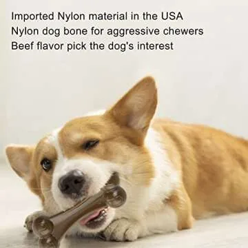 MLCINI Dog Toys Rope Dog Toys Dog Toy Set 14 Pack Dog Squeaky Ball Plush Dog Toys Nylon Dog Bone Dog Toys for Aggressive chewers for Small,Medium&Large Dogs