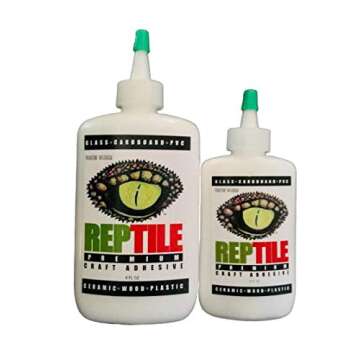 REPTILE Premium Craft Adhesive 4 oz Dries Clear-Order and Ship Above 40 Degrees F