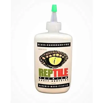 REPTILE Premium Craft Adhesive 4 oz Dries Clear-Order and Ship Above 40 Degrees F