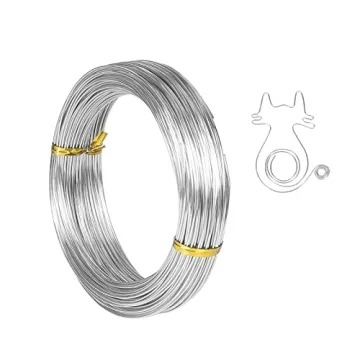18 Gauge Aluminum Craft Wire - 165 Feet of Versatile Metal Wire for Jewelry Making, Sculpting, and C...