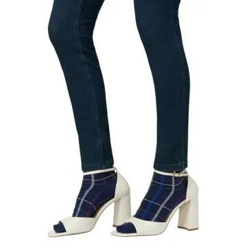 Hue Women's Plus-size Ultra Soft High Waist Denim Leggings Sockshosiery, -black Indigo Wash, 2X