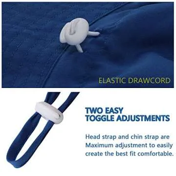 Baby Sun Hat Toddler Beach Swim Hats UPF 50+ Summer Bucket Hat Kids Infant Wide Brim Adjustable Sun Hat for Baby Boy Girls White